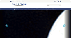 Desktop Screenshot of evans-dixon.com